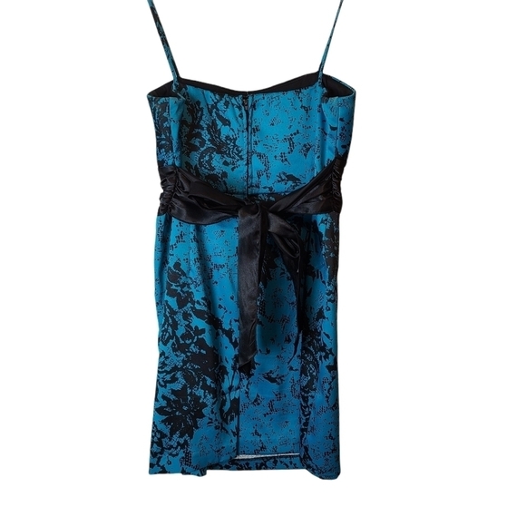 Jolie blue black semi-formal dress black  ribbon - Picture 4 of 12